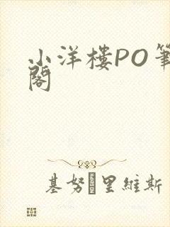 小洋楼PO笔趣阁