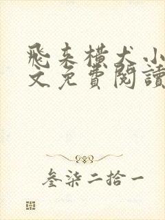 飞来横犬小说全文免费阅读无弹窗笔趣阁