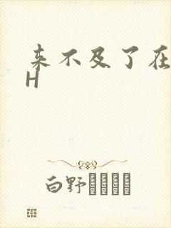 来不及了在车CH