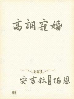 高调宠婚