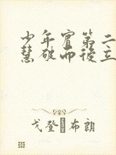 少年宾第二部珏慧破而后立