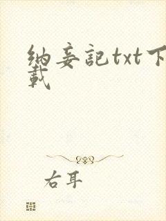 纳妾记txt下载