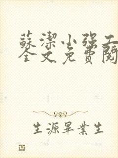 苏洁小强工地情全文免费阅读