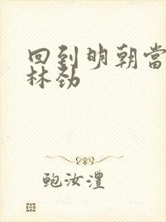 回到明朝当王爷林劲