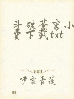 斗破苍穹小说免费下载txt