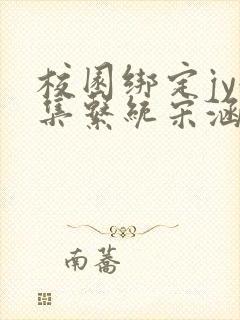 校园绑定jy收集系统宋涵全文免费