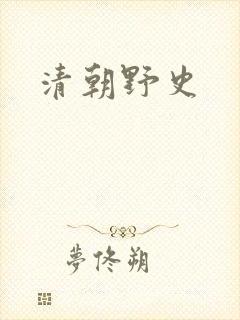 清朝野史