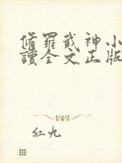 修罗武神小说阅读全文正版