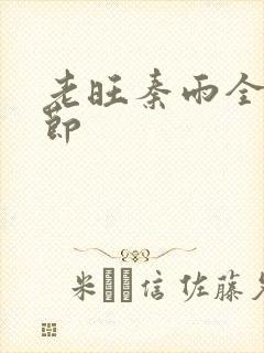 老旺秦雨全部章节