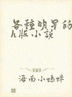 各种明星的综艺h版小说