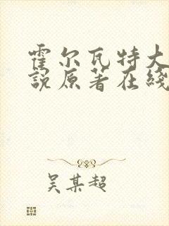 霍尔瓦特大街小说原著在线阅读