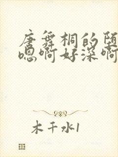 唐舞桐的堕落H嗯啊好深啊