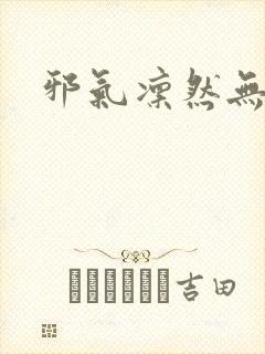 邪气凛然无弹窗