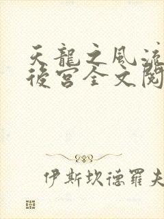 天龙之风流猎艳后宫全文阅读