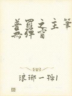 普罗之主笔趣阁无弹窗