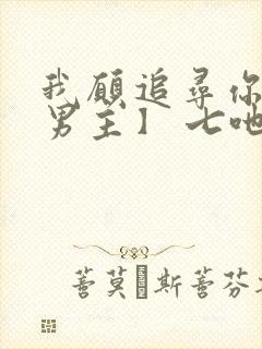 我愿追寻你【双男主】 七吔