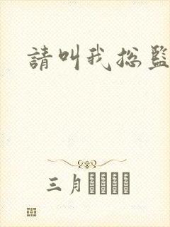 请叫我总监小说