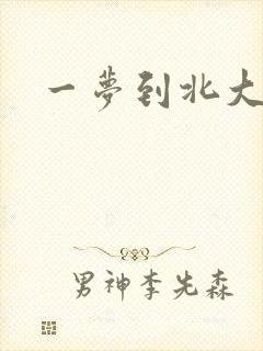 一梦到北大