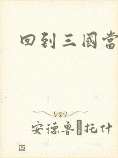 回到三国当军阀