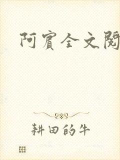 阿宾全文阅读