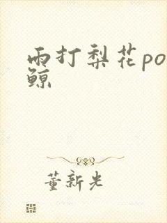 雨打梨花po问鲸