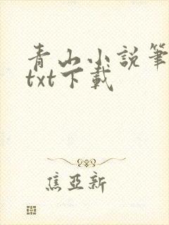 青山小说笔趣阁txt下载