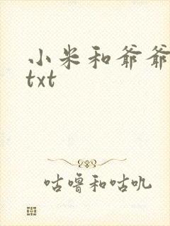 小米和爷爷全篇txt