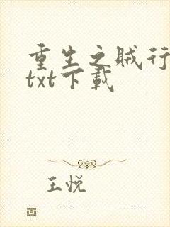 重生之贼行天下txt下载