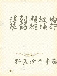 得到超级肉禽系统的维他柠檬茶