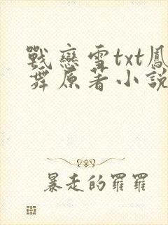 战恋雪txt凤舞原著小说