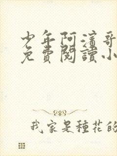 少年阿滨哥全文免费阅读小说