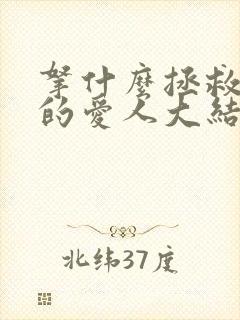 拿什么拯救你我的爱人大结局