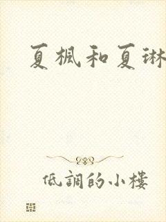 夏枫和夏琳