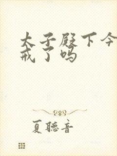 太子殿下今天破戒了吗