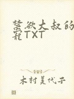 禁欲大叔的心尖宠TXT