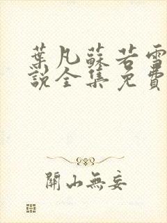 叶凡苏若雪的小说全集免费阅读