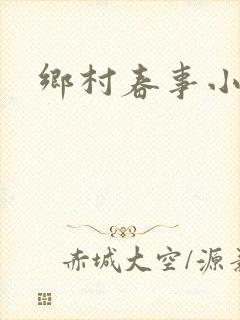 乡村春事小说