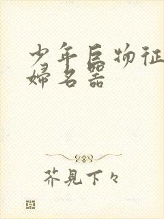 少年巨物征服美妇名器