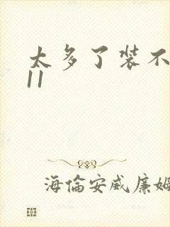 太多了装不下H11