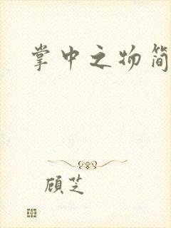 掌中之物简介