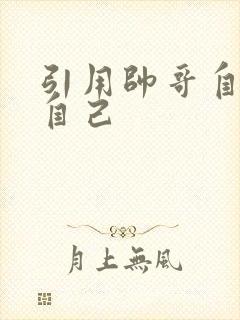 引用帅哥自己玩自己