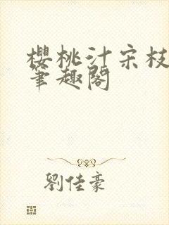 樱桃汁宋枝江野笔趣阁