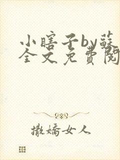 小瞎子by苏软全文免费阅读