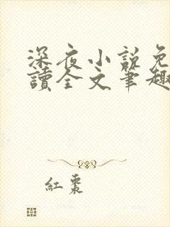 深夜小说免费阅读全文笔趣阁