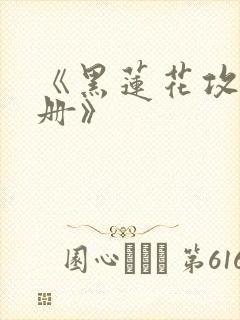 《黑莲花攻略手册》