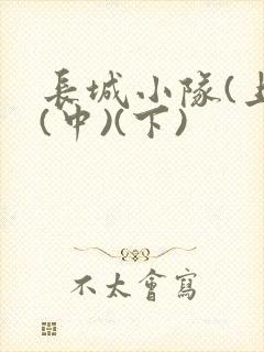 长城小队(上)(中)(下)