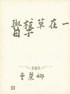 与校草在一起的日子