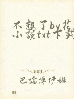 不想了by花卷小说txt下载