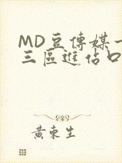 MD豆传媒一二三区进站口