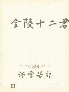 金陵十二君